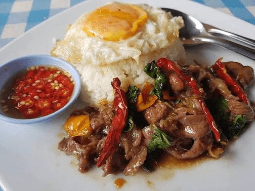 Stir-Fried Braised Beef with Basil