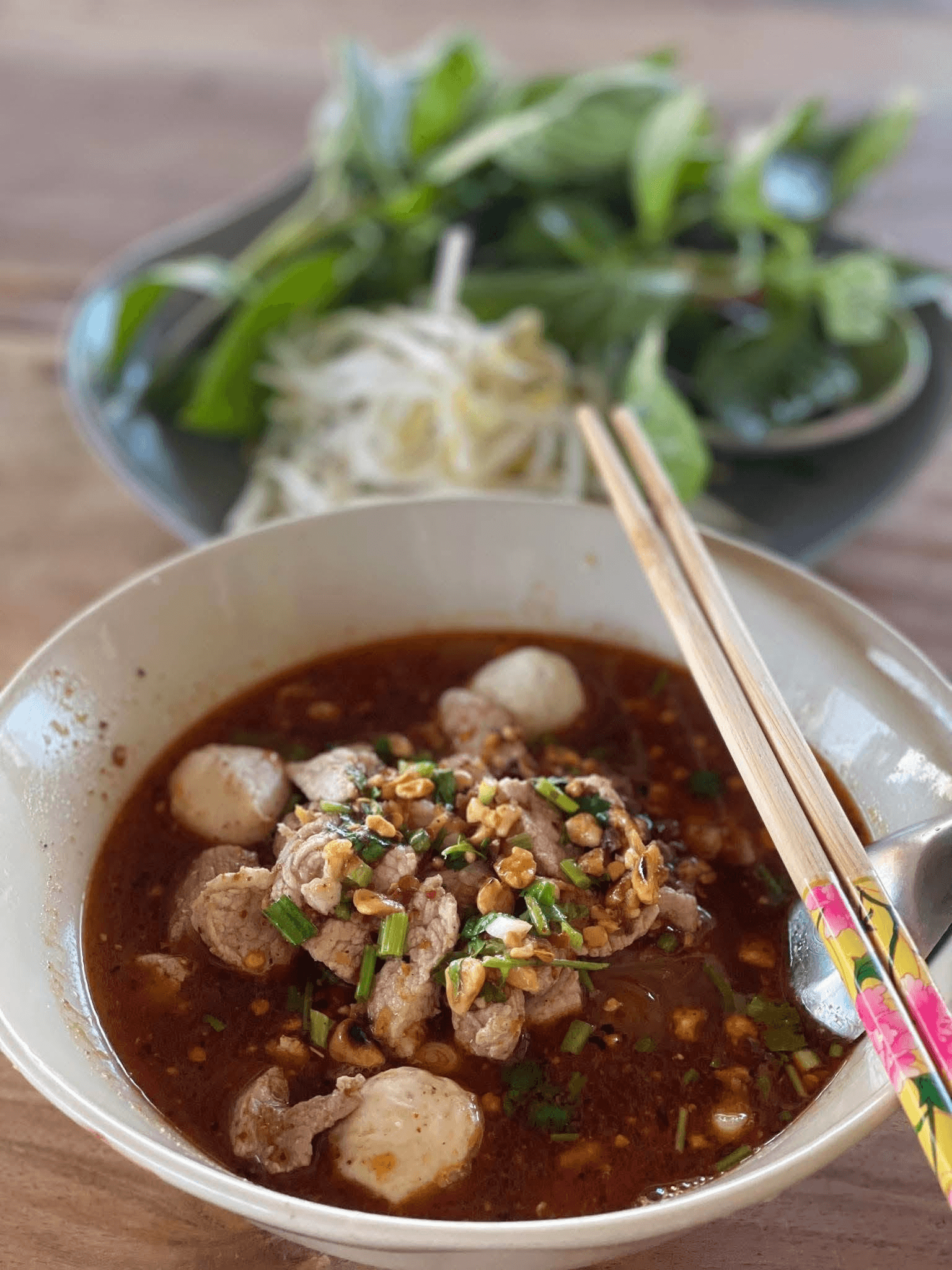 Noodles with Mixed Pork