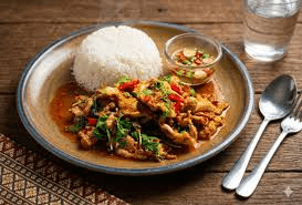 Stir-Fried Sliced Pork with Basil