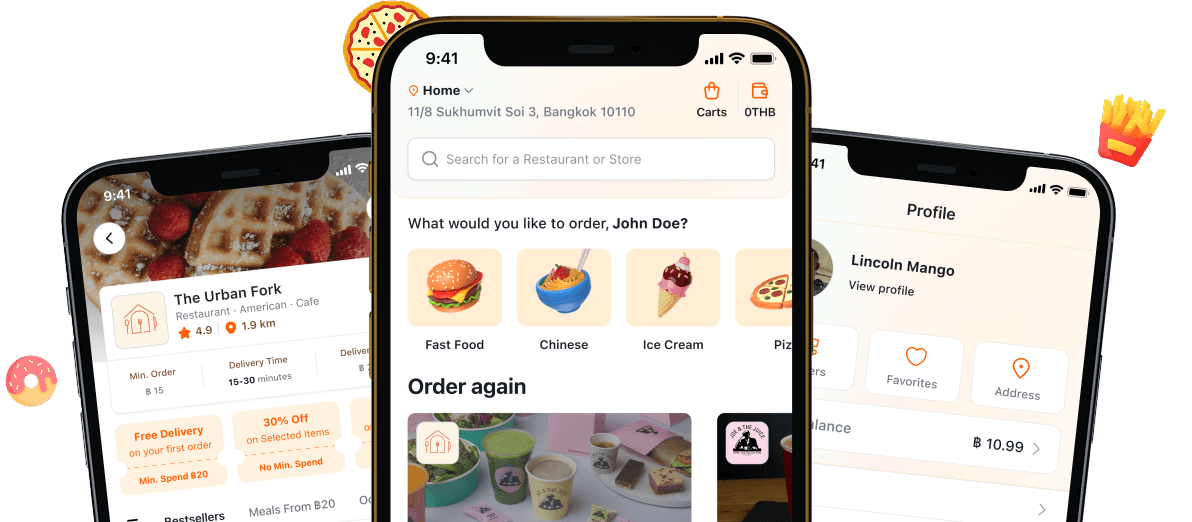 Hero mobile app preview