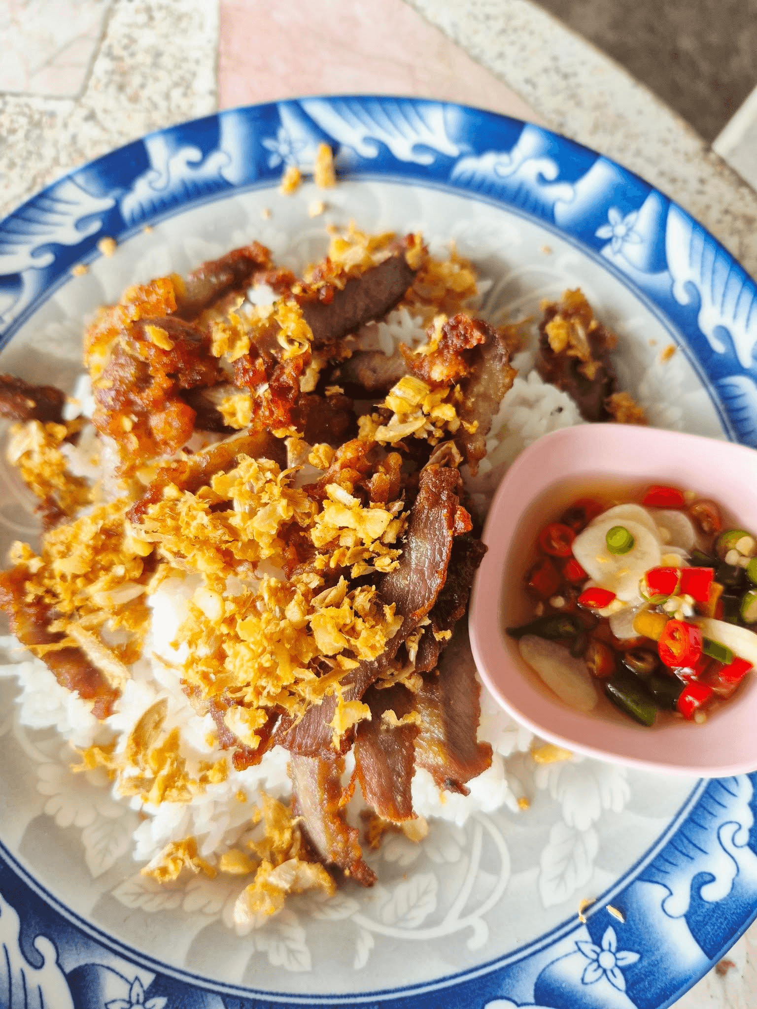 Fried Pork on Rice Normal Size