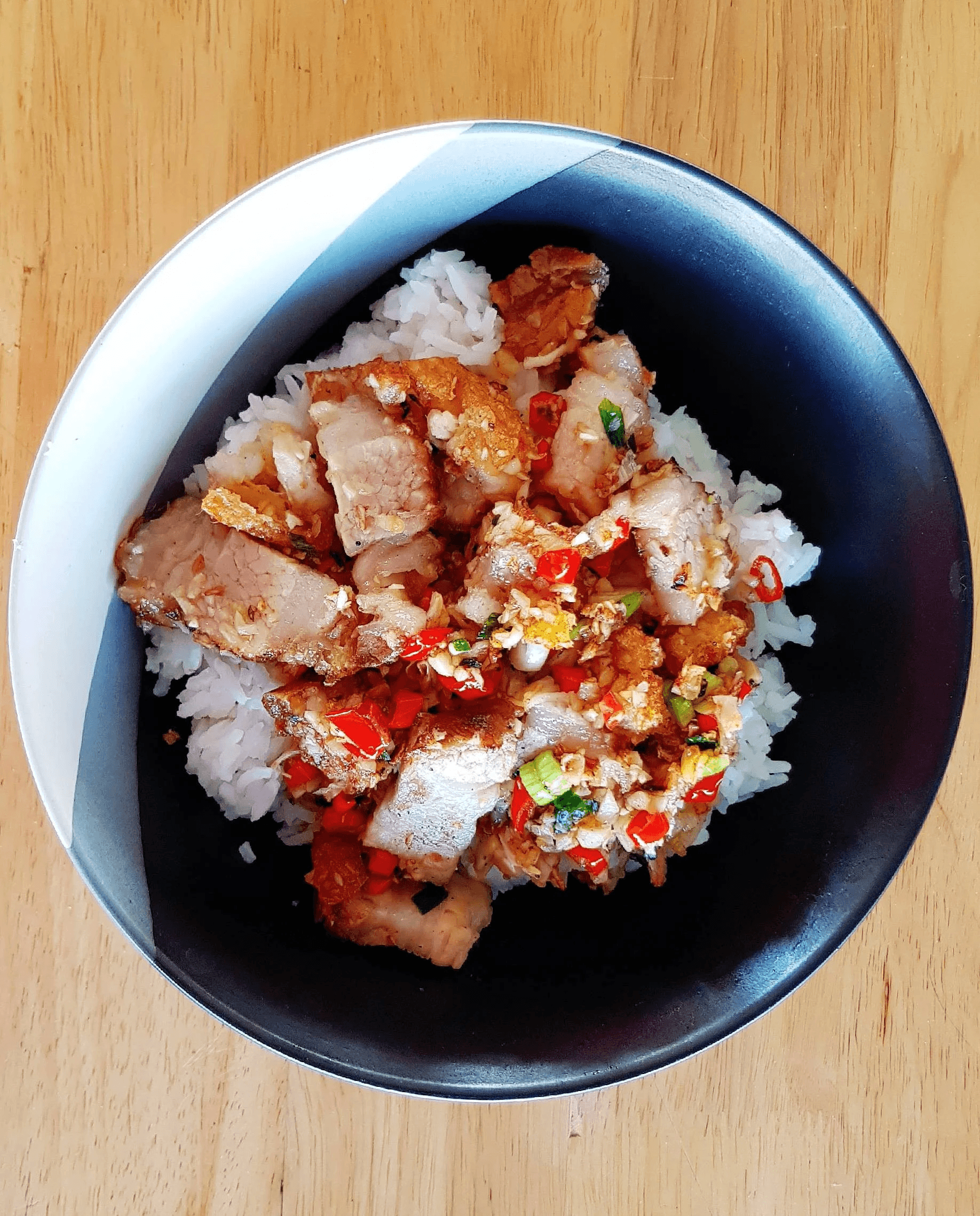 Crispy Pork with Chili Garlic and Salt Big Size