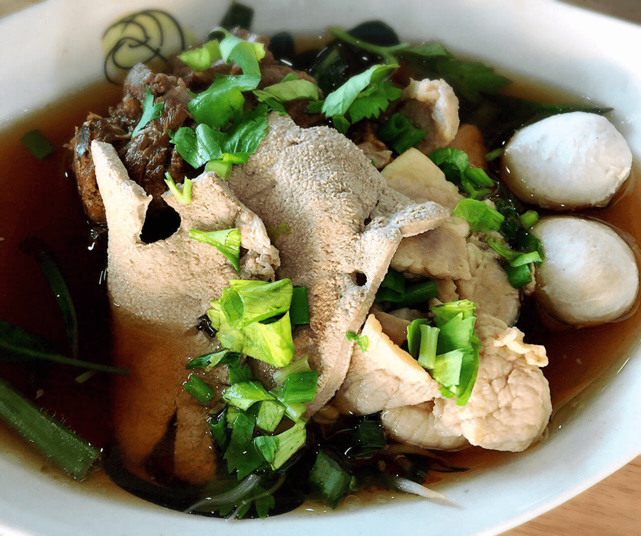 Red Soup with Mixed Pork Big Size